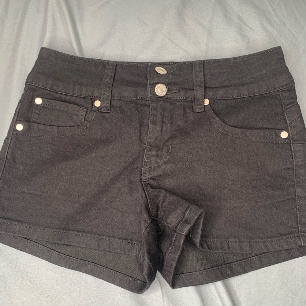 Guess Black Denim Shorts
